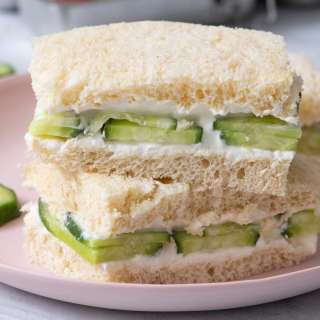 Cucumber Cream Cheese Sammies