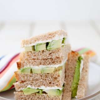 Avocado Cream Cheese Sandwich