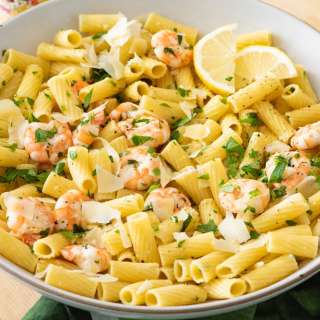 Lemon Shrimp Pasta