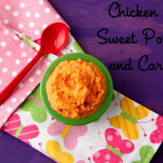 Chicken with Sweet Potato and Carrots Puree