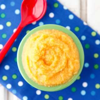 Corn Apple Sweet Potato Puree