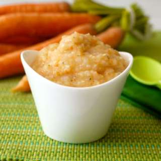 Spiced Carrot and Rice Puree
