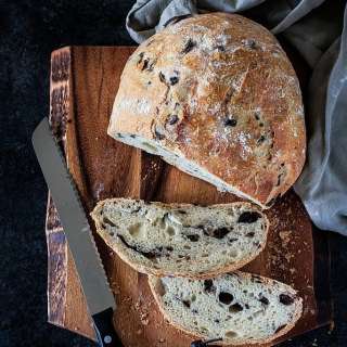 Mediterranean Black Olive Bread