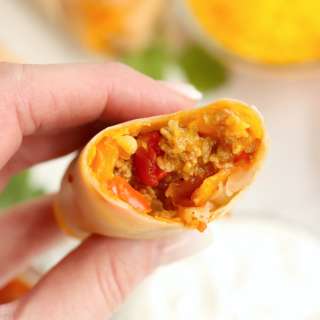 Easy Taco Egg Rolls