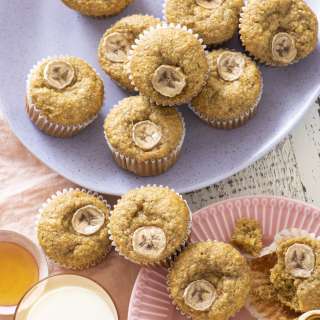 Banana Wheat Germ Muffins