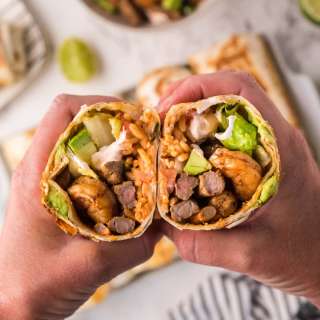Surf and Turf Burrito