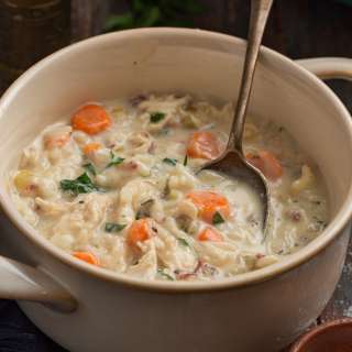 Creamy Chicken and Rice Soup