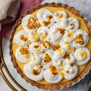 Passion Fruit Cream Pie
