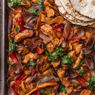 Sheet Pan Chicken Fajitas