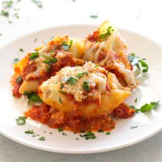 Chicken Parmesan Stuffed Shells