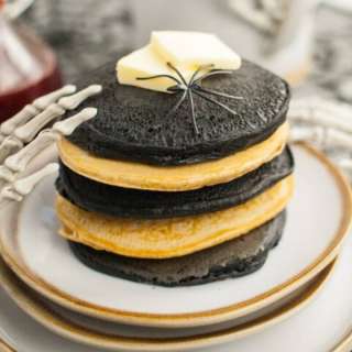 Festive Halloween Pancakes