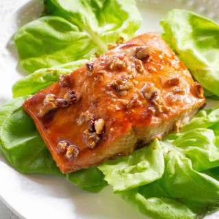 Pecan and Honey Glazed Salmon
