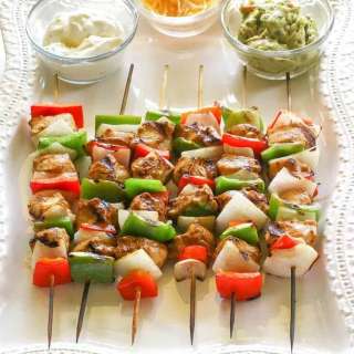 Fajitas on a Stick