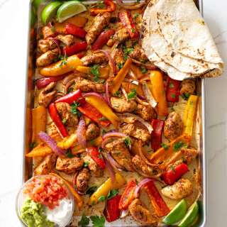 Sheet Pan Chicken Fajitas