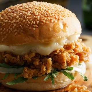 Homemade KFC Zinger Burger Recipe