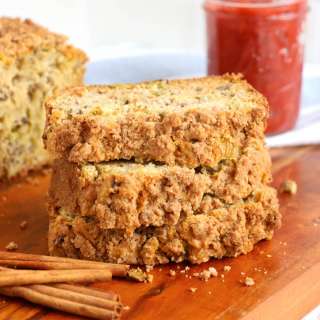 Quick and Easy Rhubarb Bread