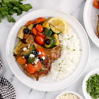 Easy Greek Pork Chops