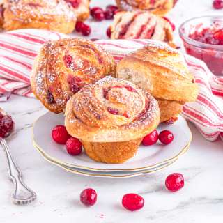 Leftover Cranberry Sauce Muffins