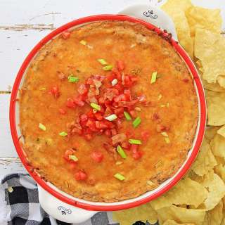 Cheesy Bacon Ranch Bean Dip