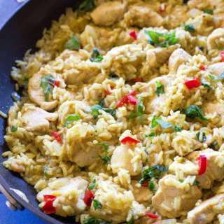 One-Pan Coconut Curry Chicken and Rice