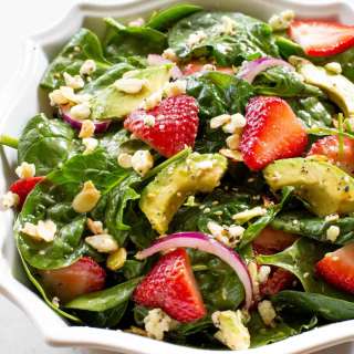 Strawberry Spinach Salad