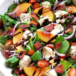 Peach Burrata Salad