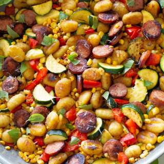One-Pan Sausage Gnocchi and Veggies