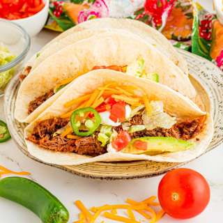 Crock Pot Beef Tacos