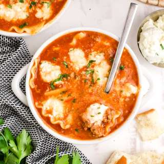 One Pot Lasagna Soup
