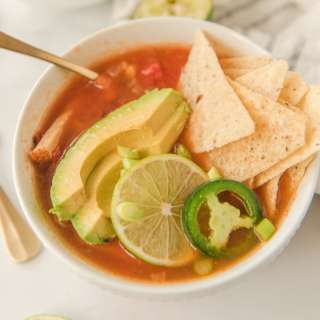 Slow Cooker Turkey Tortilla Soup