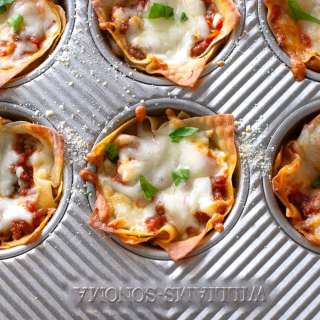 Lasagna Cupcakes