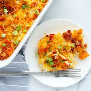 Hash Brown Breakfast Casserole with Bacon