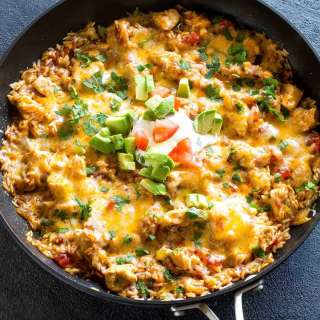 One Pan Mexican Chicken and Rice