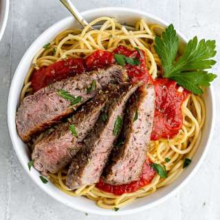 Easy Steak Pasta (Steak Spaghetti)