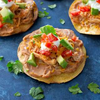 Chicken Tostadas
