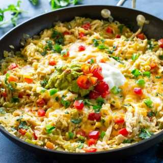 One-Pan Chicken Fajita Rice