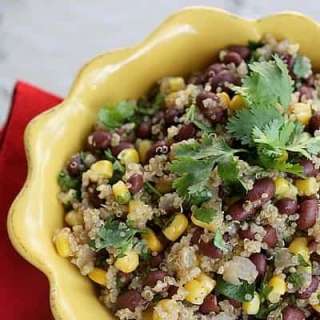 Quinoa and Black Bean Salad (Vegan)