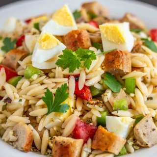 Easy Orzo Pasta Salad