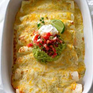 Creamy Chicken Enchiladas