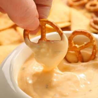 Easy Cheese Dip for Pretzels
