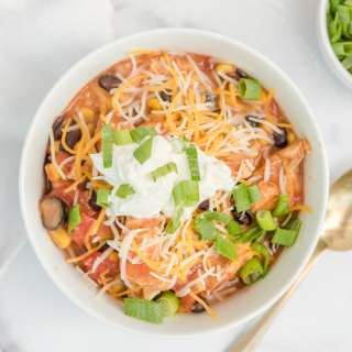 Slow Cooker Chicken Enchilada Chili