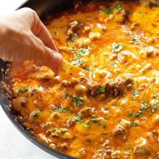 Beef Enchilada Dip