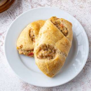 Breakfast Sausage Cream Cheese Crescent Rolls 