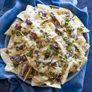 Steak Chimichurri Nachos