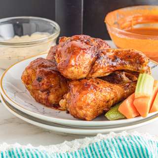 Air Fryer Buffalo Chicken Drumsticks