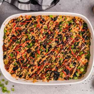 Salmon Sushi Bake Recipe
