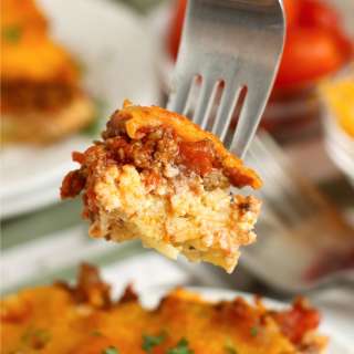 Easy Spaghetti Pie