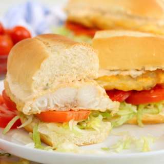 Catfish Po' Boy Sandwich