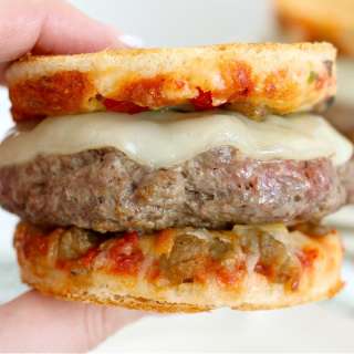 Frozen Pizza Burgers