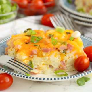 Ham and Cheese Hash Brown Casserole
